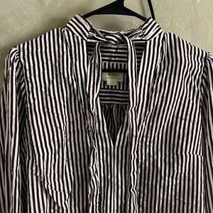Anthropologie x Maeve Striped Blouse